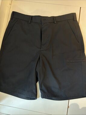 Pebble Beach Men's Black Hybrid Performance Shorts